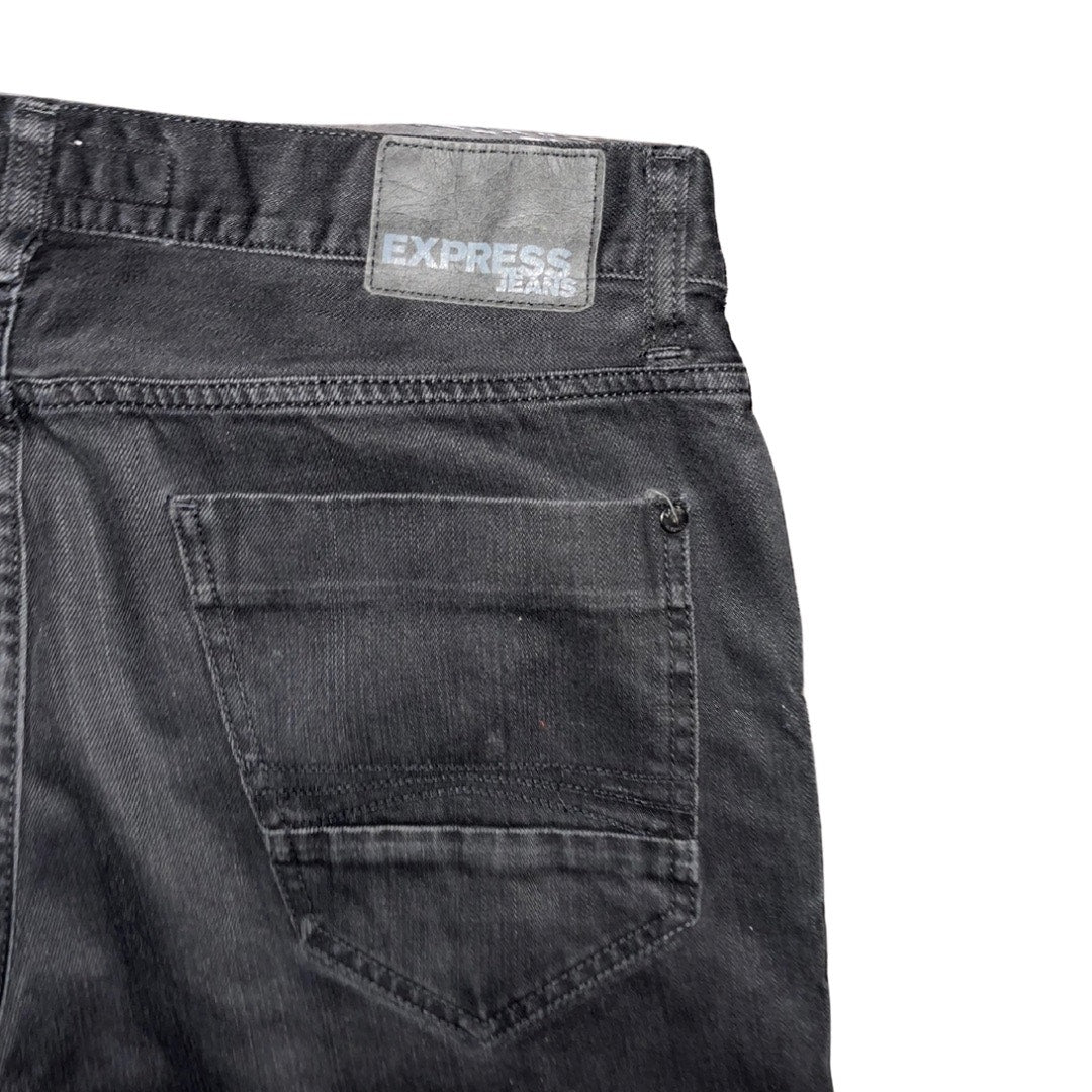 Express Men's Kingston Classic Fit Straight Leg Jeans Pants Size 34