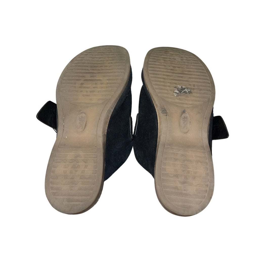 Sofft Bayla Clogs Suede Slides Mules Size 9 Comfort Hobo Boho Casual