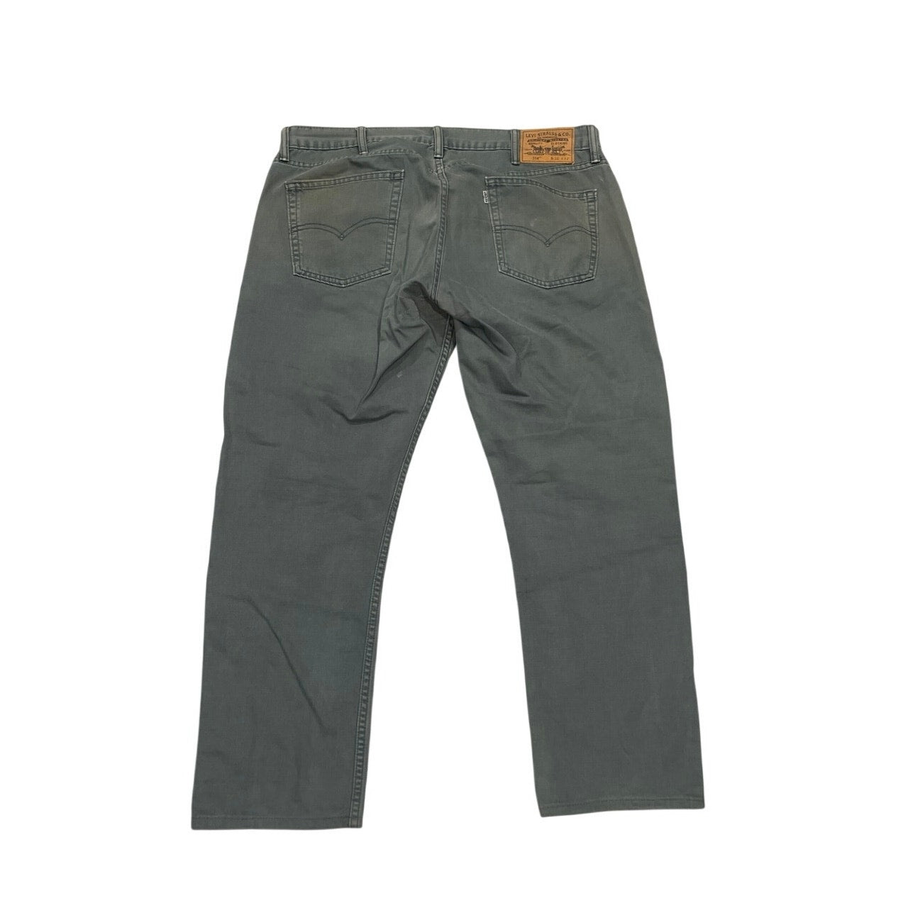 Levi's 514 Green Straight Fit Jeans Size 38x32 Regular Fit Casual Streetwear