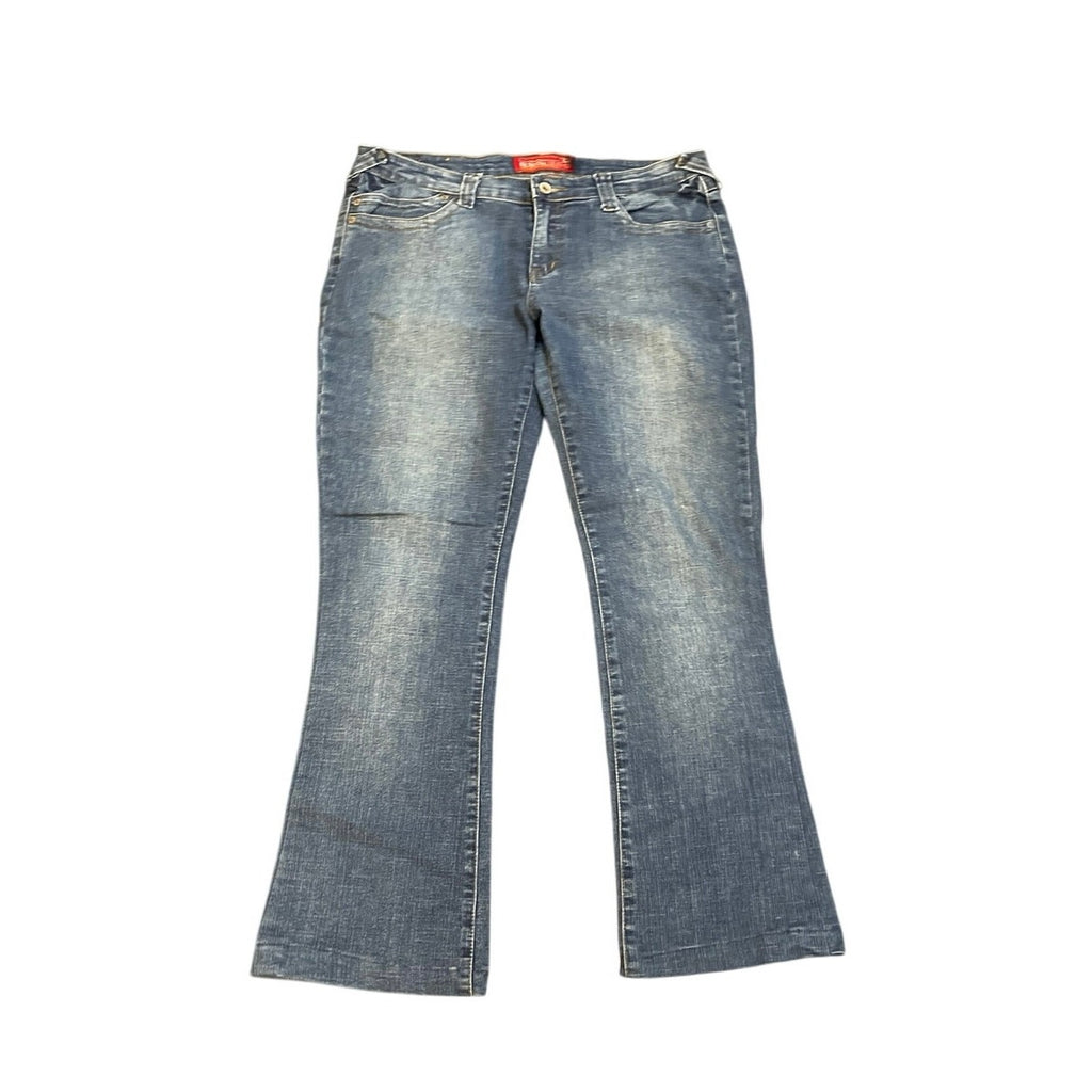 Rich Cow Denin Jeans Low Rise Bootcut Junior SZ 13 Y2K Westerns Cowgirl Country