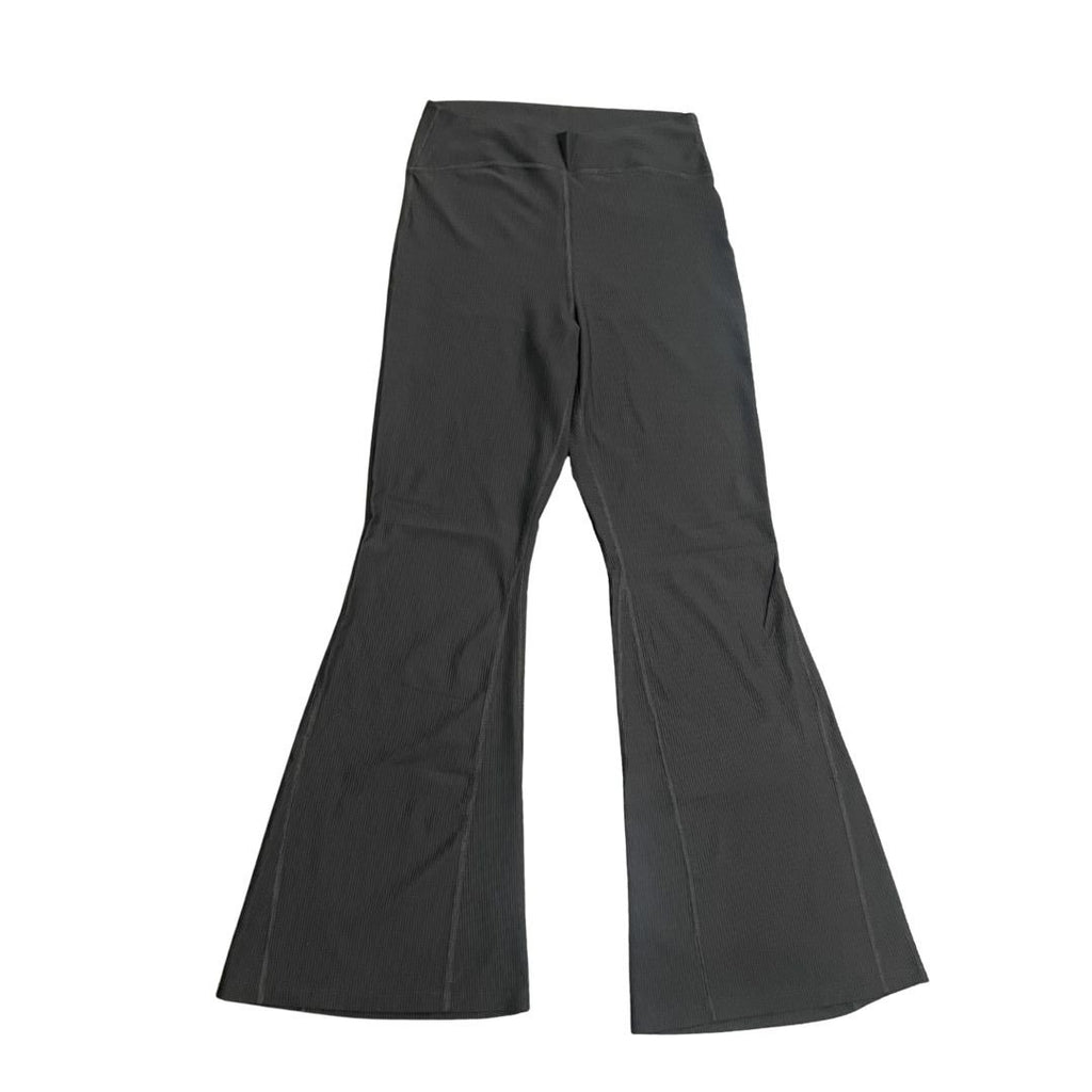 Old Navy Active Super Flare Pants Rib PowerSoft High Rise Size Large Activewear