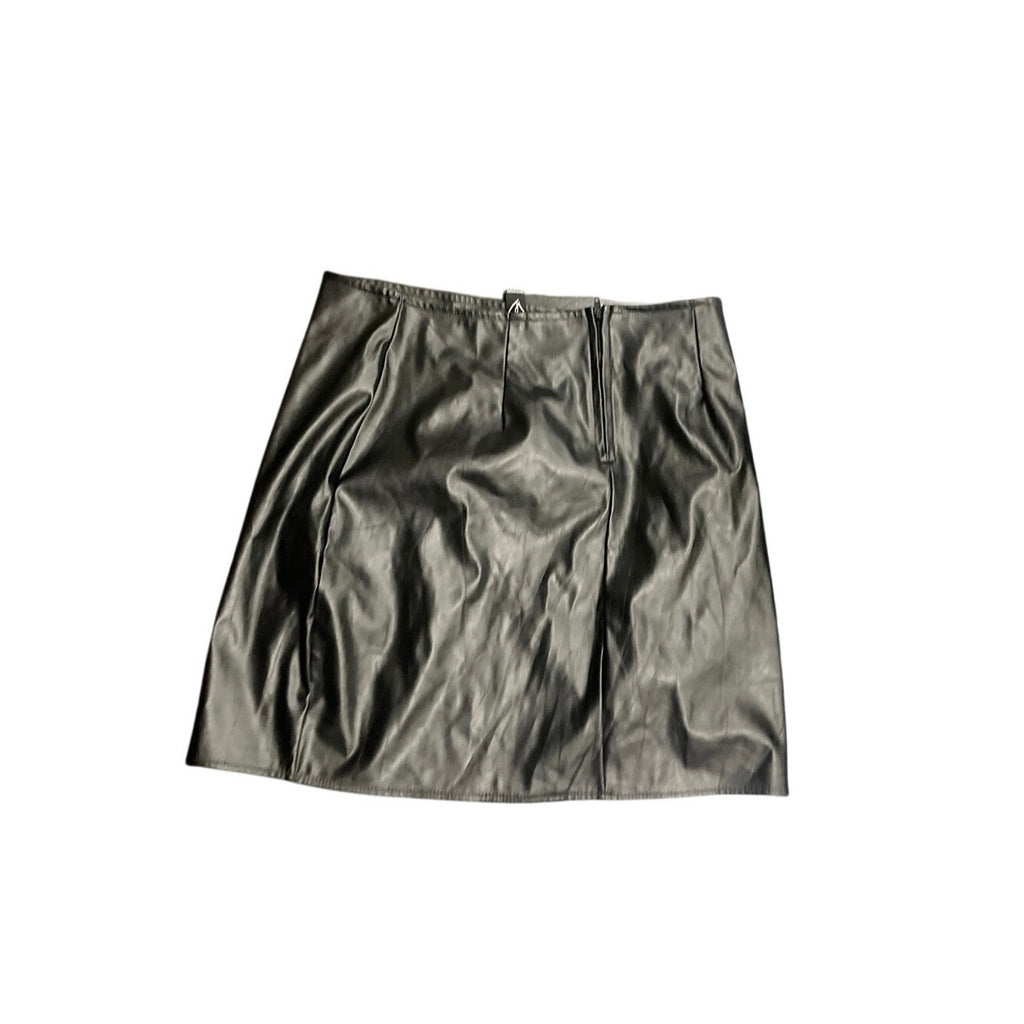 Windsor Faux Leather Mini Skirt SZ L Goth Grunge Punk Chic Y2K 90s