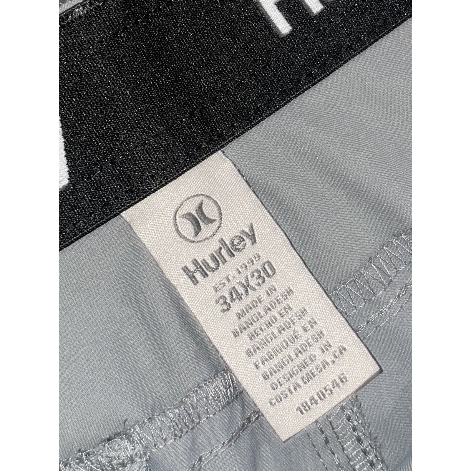 Hurley Performance Golf Stretch Lot of 2 Pants SZ 34X30 Activewear Travel Casual