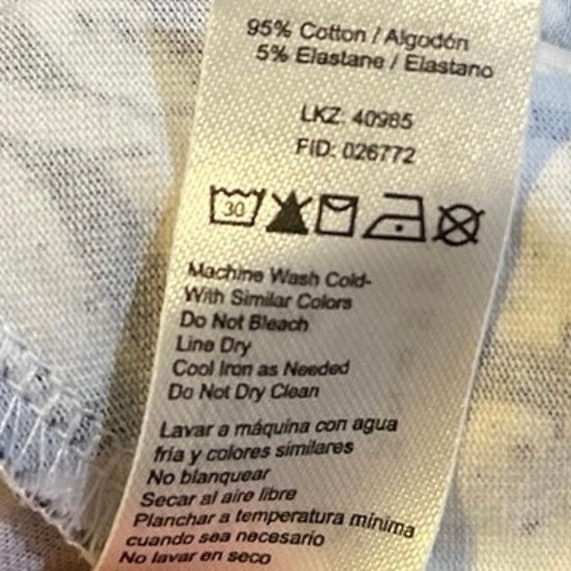 Lascana Sleeveless Patterned Mini Fit and Flare Jersey Dress SZ 2 Beach Vacation