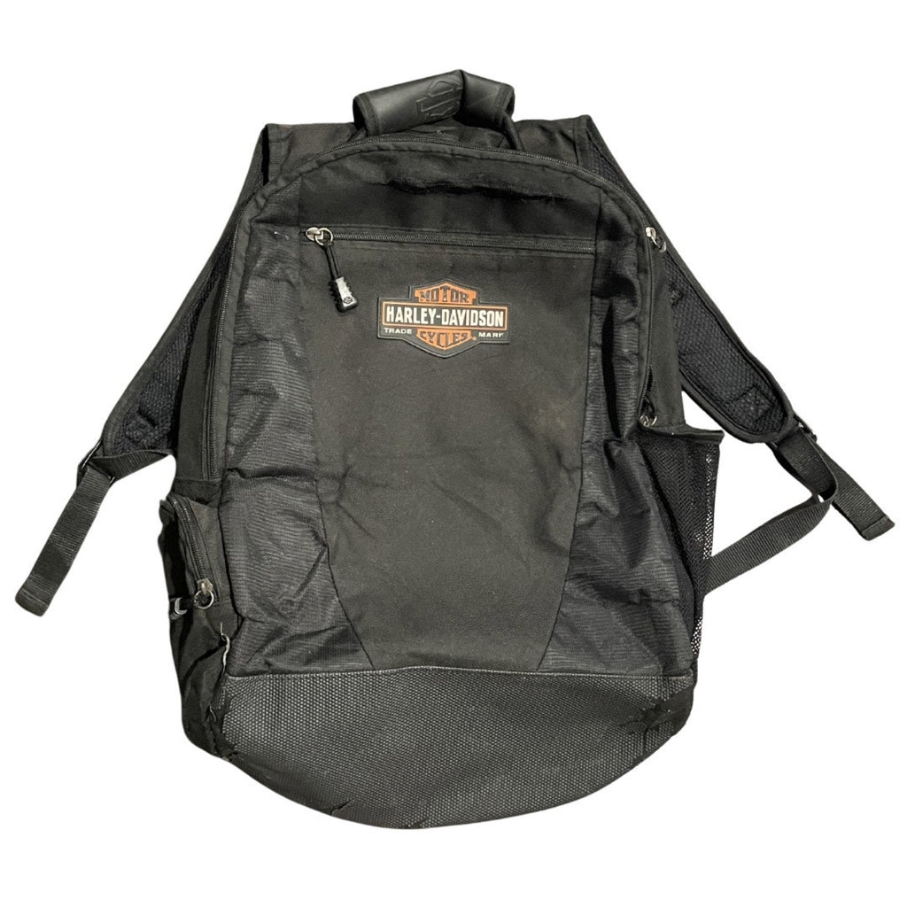 Harley Davidson Backpack Motorcycle Biker Laptop Travel Carryall Flaw