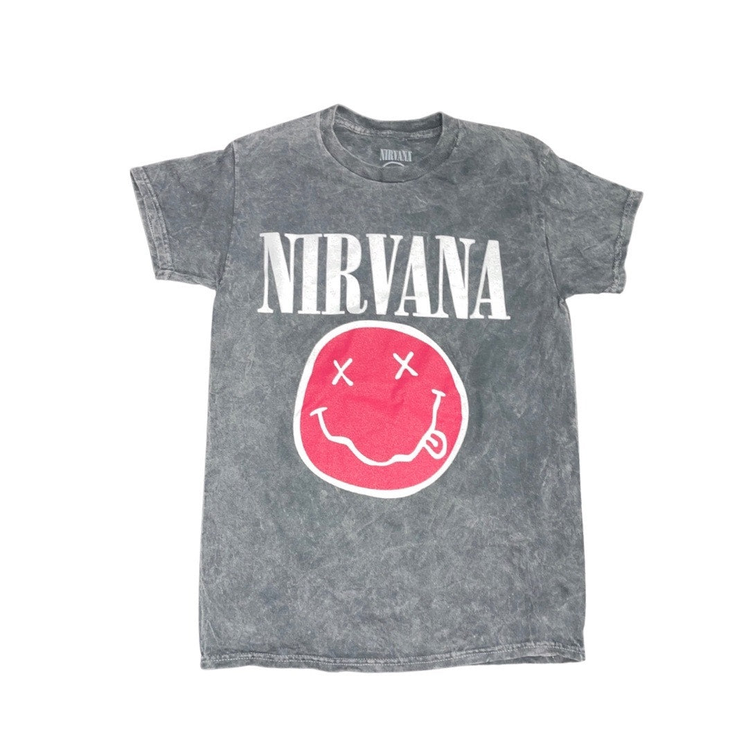 Nirvana Vintage Live 93 Tour Merch T-Shirt 100% Cotton Size Small