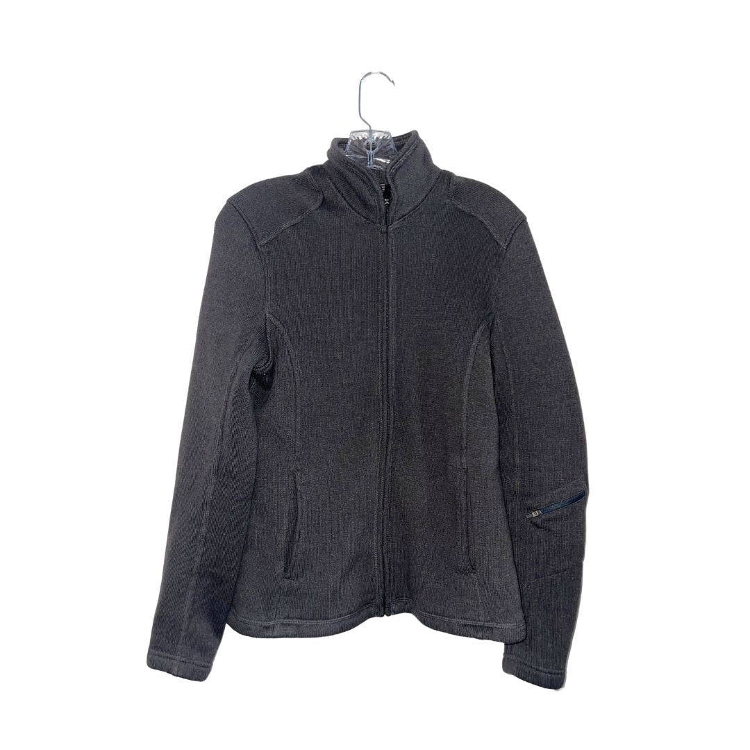 REI Rib Fleece Full Zip Mock Neck Jacket Outdoors Hiking Camping Gorpcore