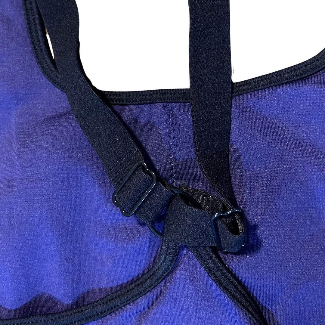 Fabletics Eliza Purple Adjustable Seamless Sports Bra Size Medium Athletic