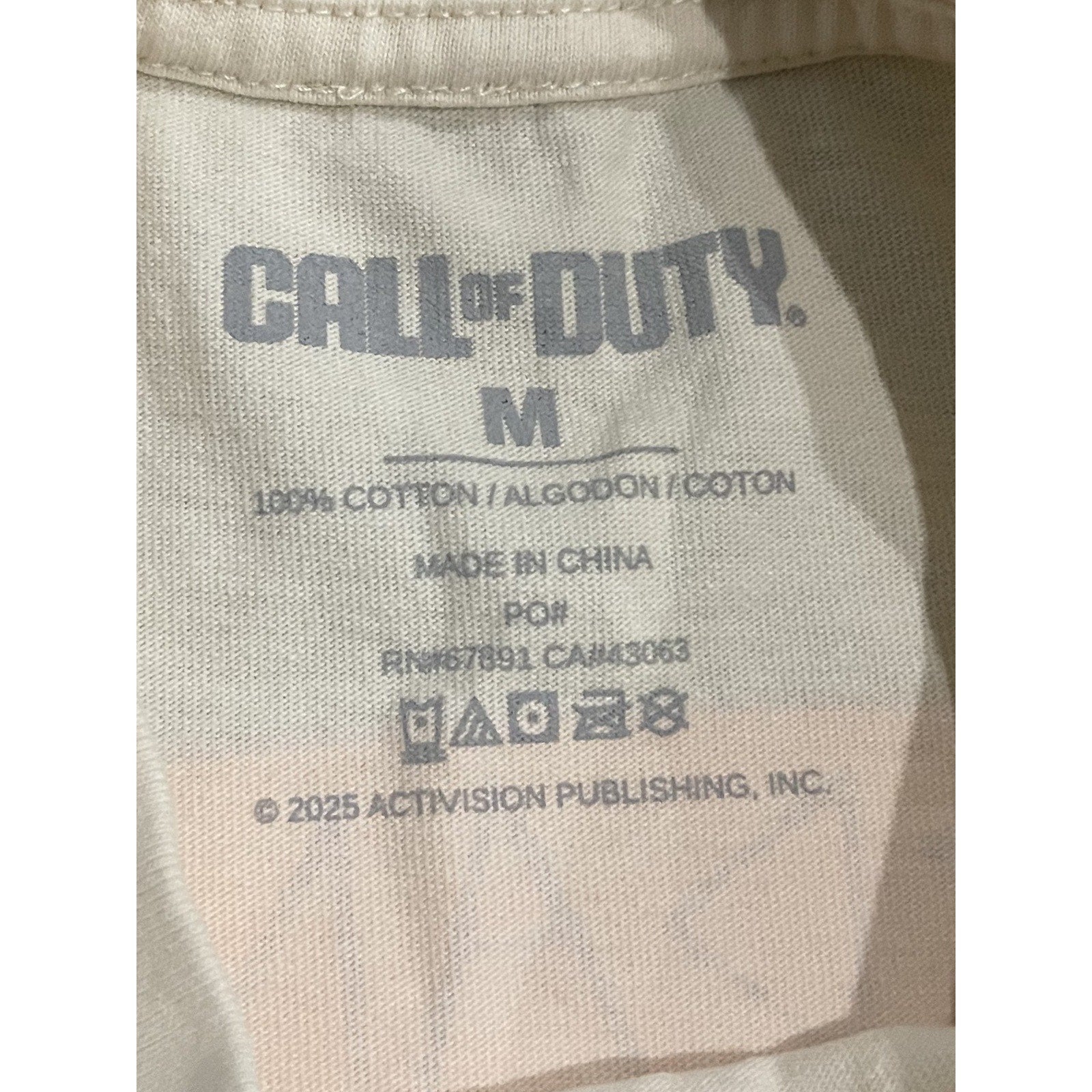 Call of Duty Warzone Explore Kastovia Graphic T-Shirt Size Medium Streetwear