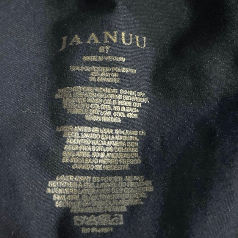 JAANUU Elastic Drawstring Waist Scrub Joggers Pants SZ S Casual Workwear