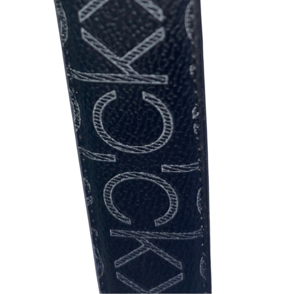 Calvin Klein CK Genuine Leather Reversible Belt Black Size Medium