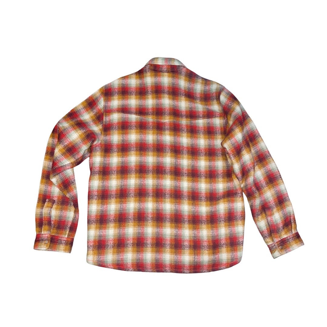Vintage Quiksilver QuickJean Mens Flannel Jacket Plaid Shacket Size Large 90s