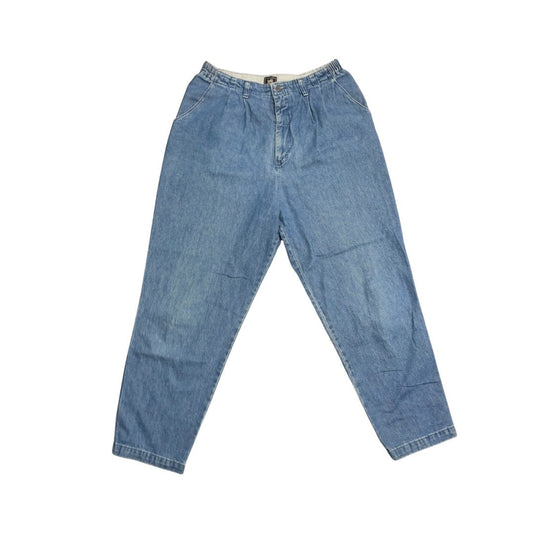 Vintage Lee Denim Jeans Pants 90s Y2K High Waisted Baggy Plus Size 16