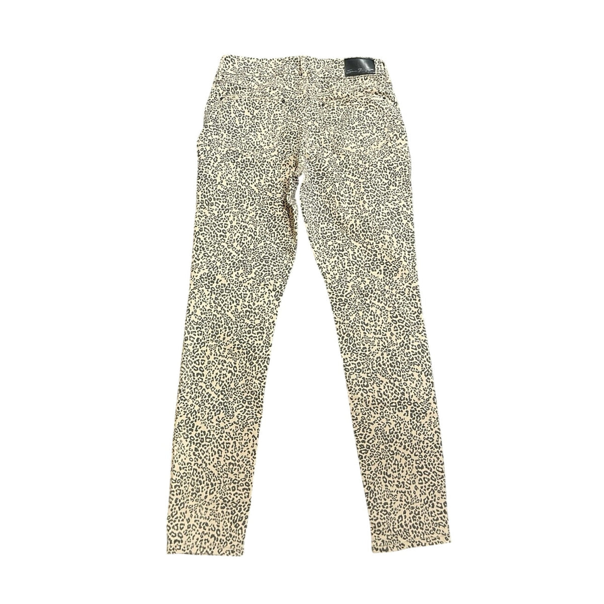Seven7 Tummyless High Rise Stretch Leopard Print Skinny Jeans Pants SZ 10 Chic