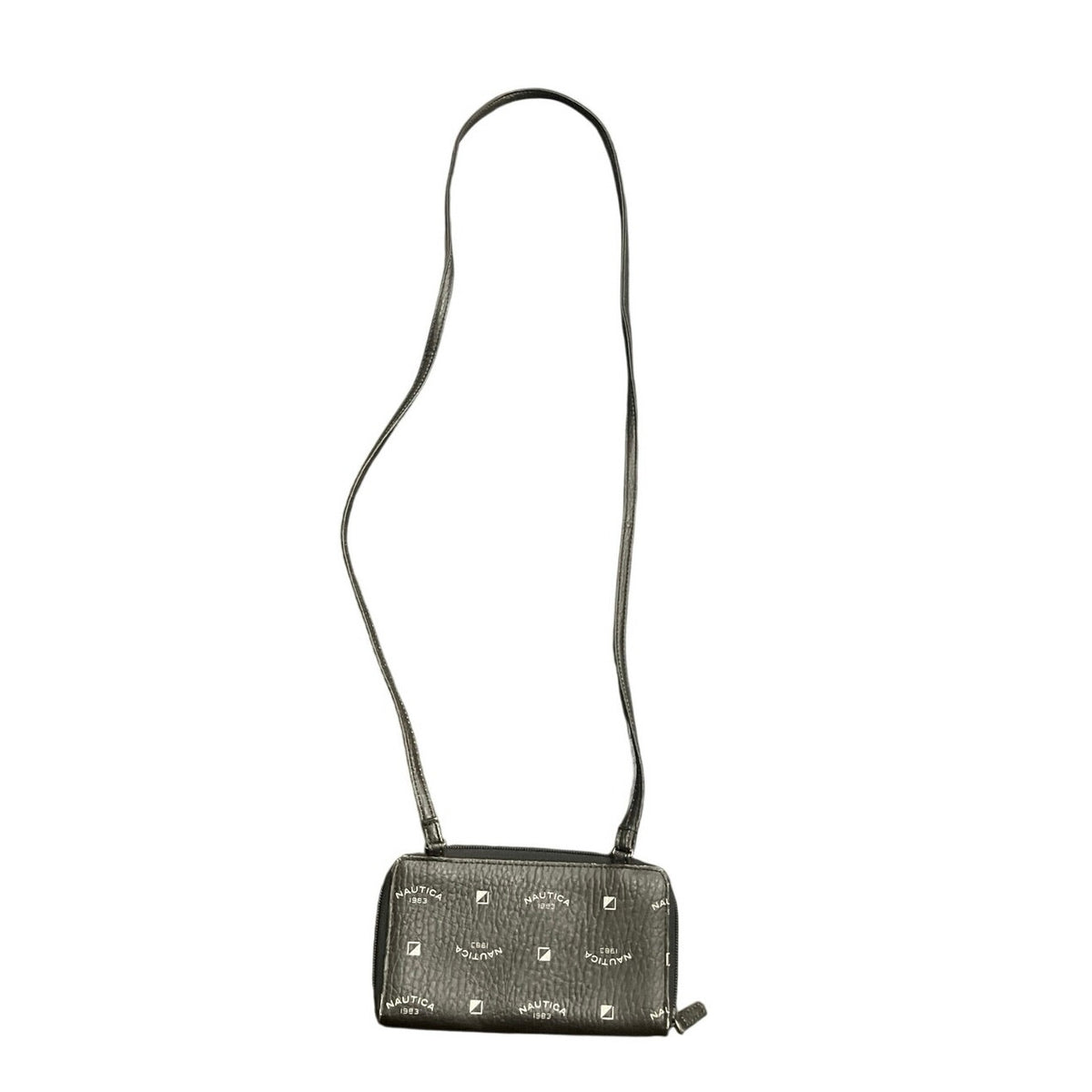 Nautical Logo Compact Wallet Mini Crossbody Purse Minimalist Clutch Y2K Casual
