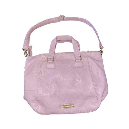 BCBGeneration Large Shoulder Crossbody Purse Bag Lavender Faux Leather