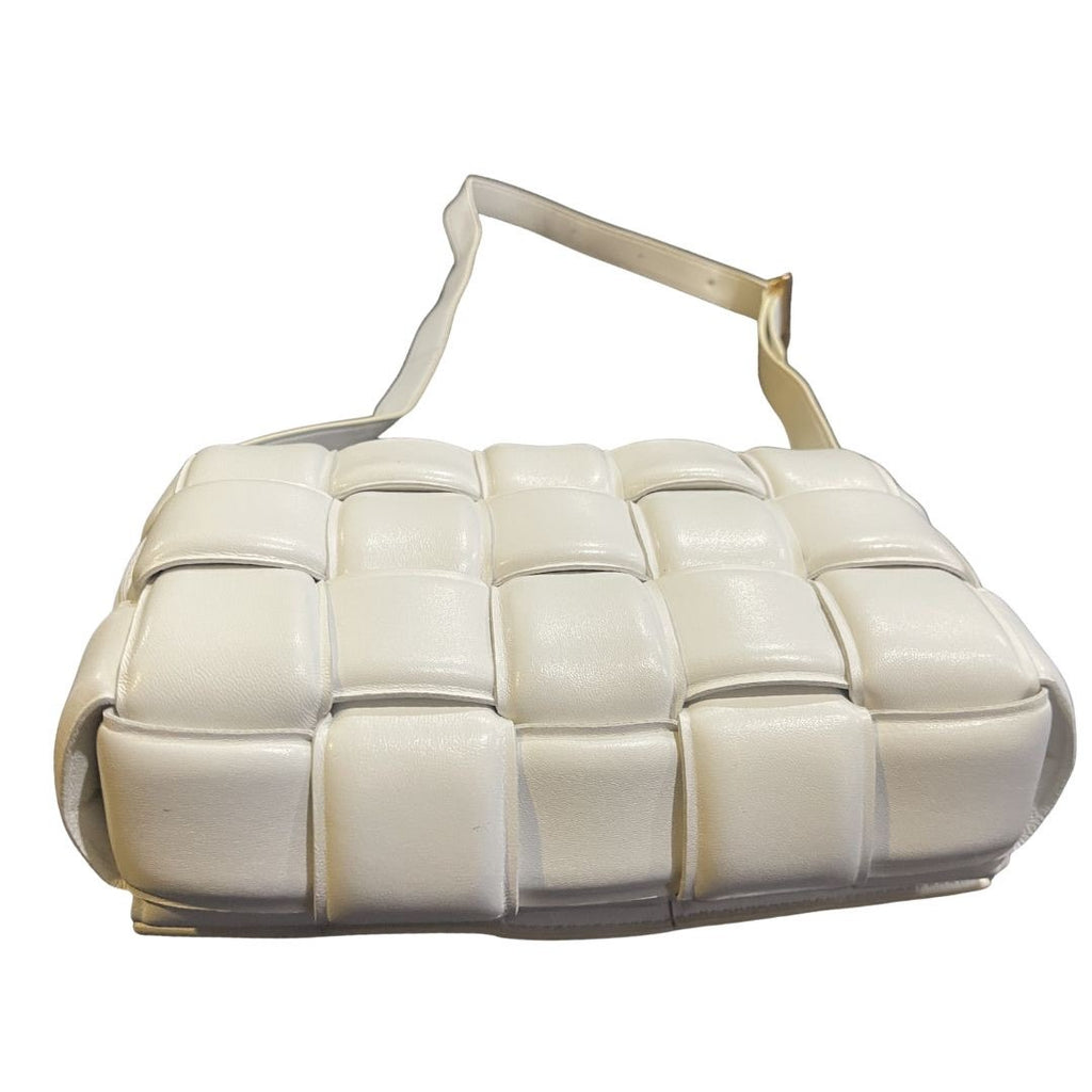 Bottega Veneta Padded Cassette Shoulder Crossbody Bag Luxury Woven Quilted Italy