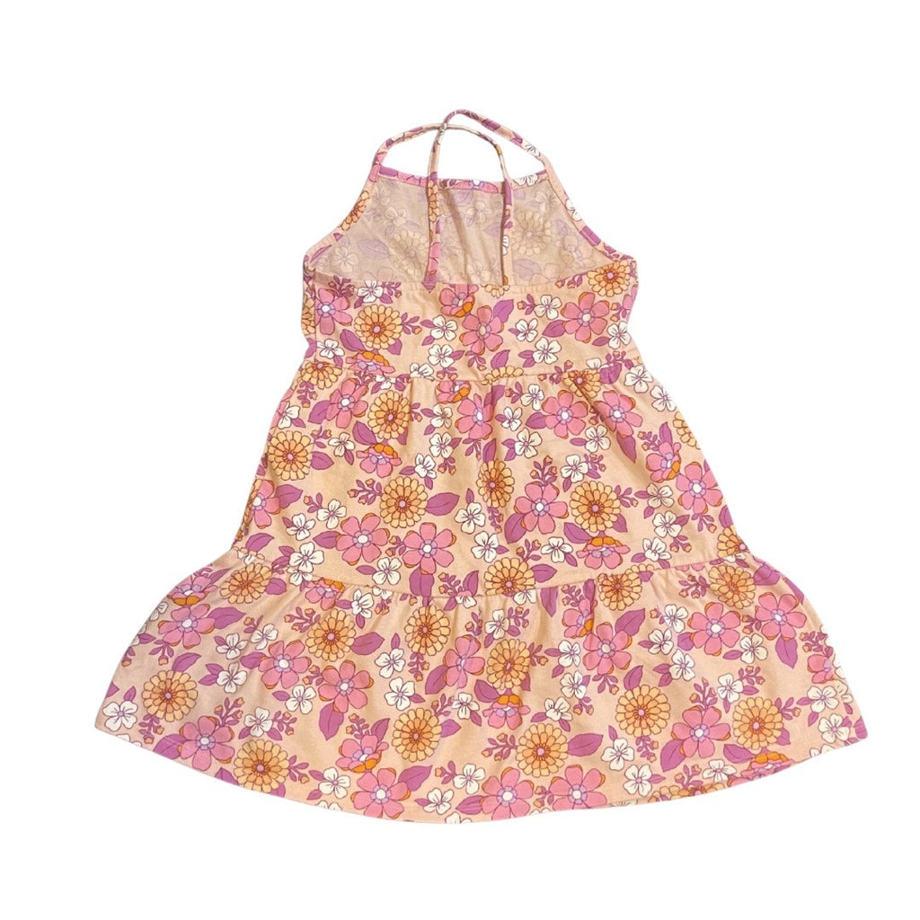 Cat & Jack Floral Print Tank Dress Girls Size M(8) Spring Summer Kidscore