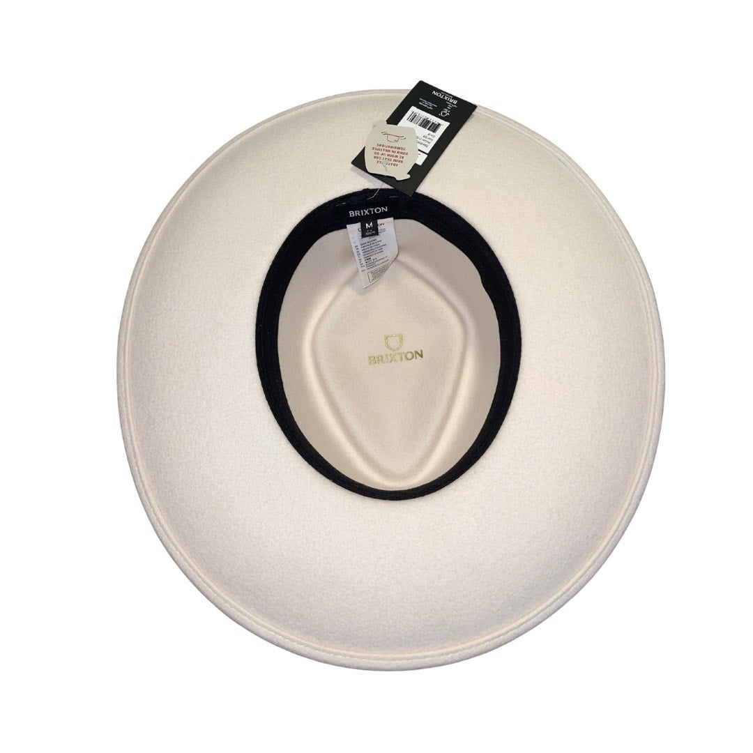 Brixton Brenton Convertabrim Fedora Dove Medium 7 1/4 Adjustable NWT