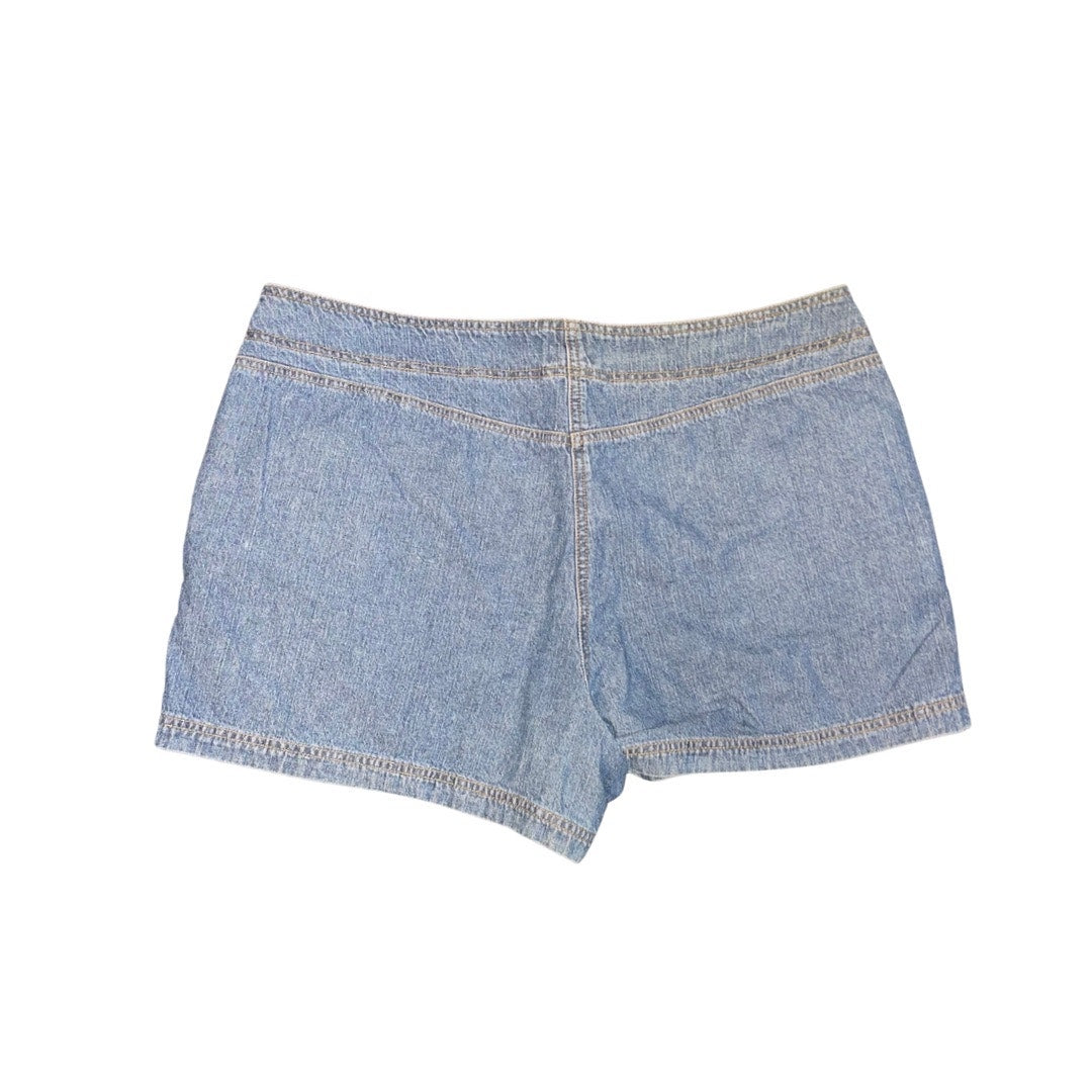 NY Jeans New York & Company Jean Shorts Blue Wash Denim Pocket Size 18