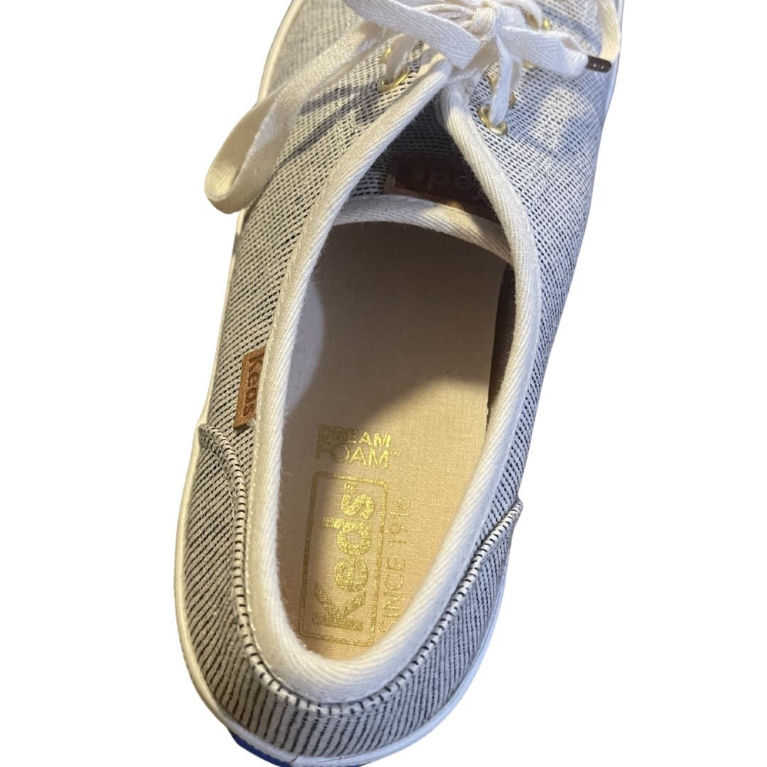 Keds Jump Kickstart Novelty Textile Lace Up Sneakers SZ 8.5 Casual Shoes Preppy