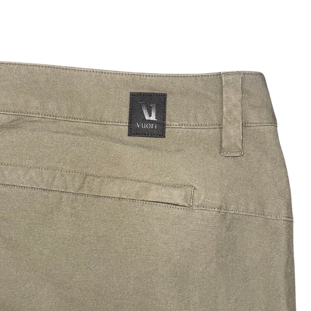 Vuori Aim Canvas Pants Dark Oregano SZ 34 Outdoors Golf Travel Athletic Fit NWT