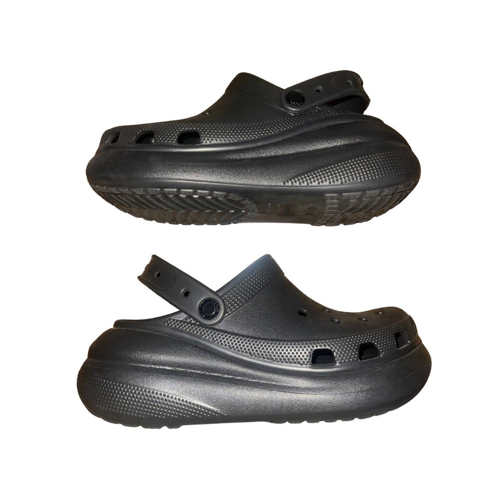 Iconic Crocs Platform Comfort Women Size 8 Unisex Classic Clog Black