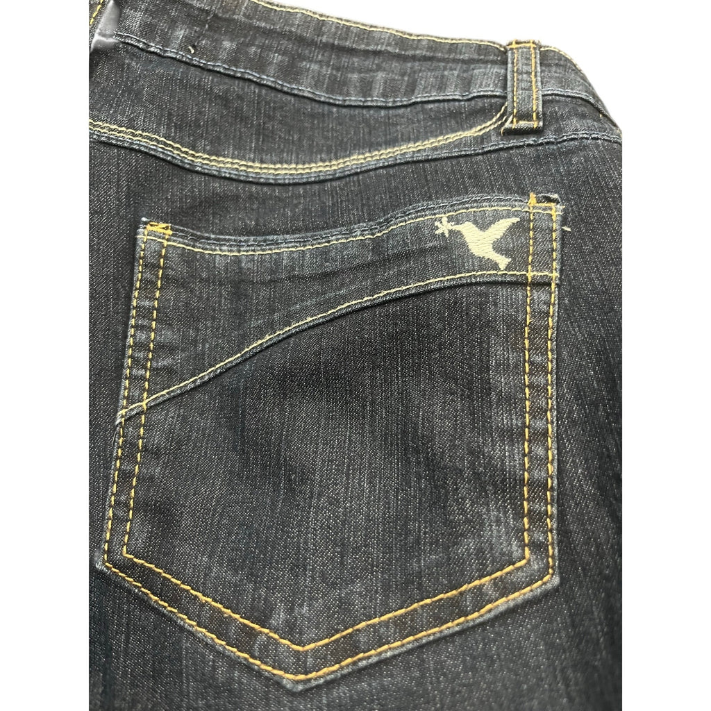 Beija Flor Denim Stretch Jeans Size 6 Made in Brazil Classy Chic Minimalist