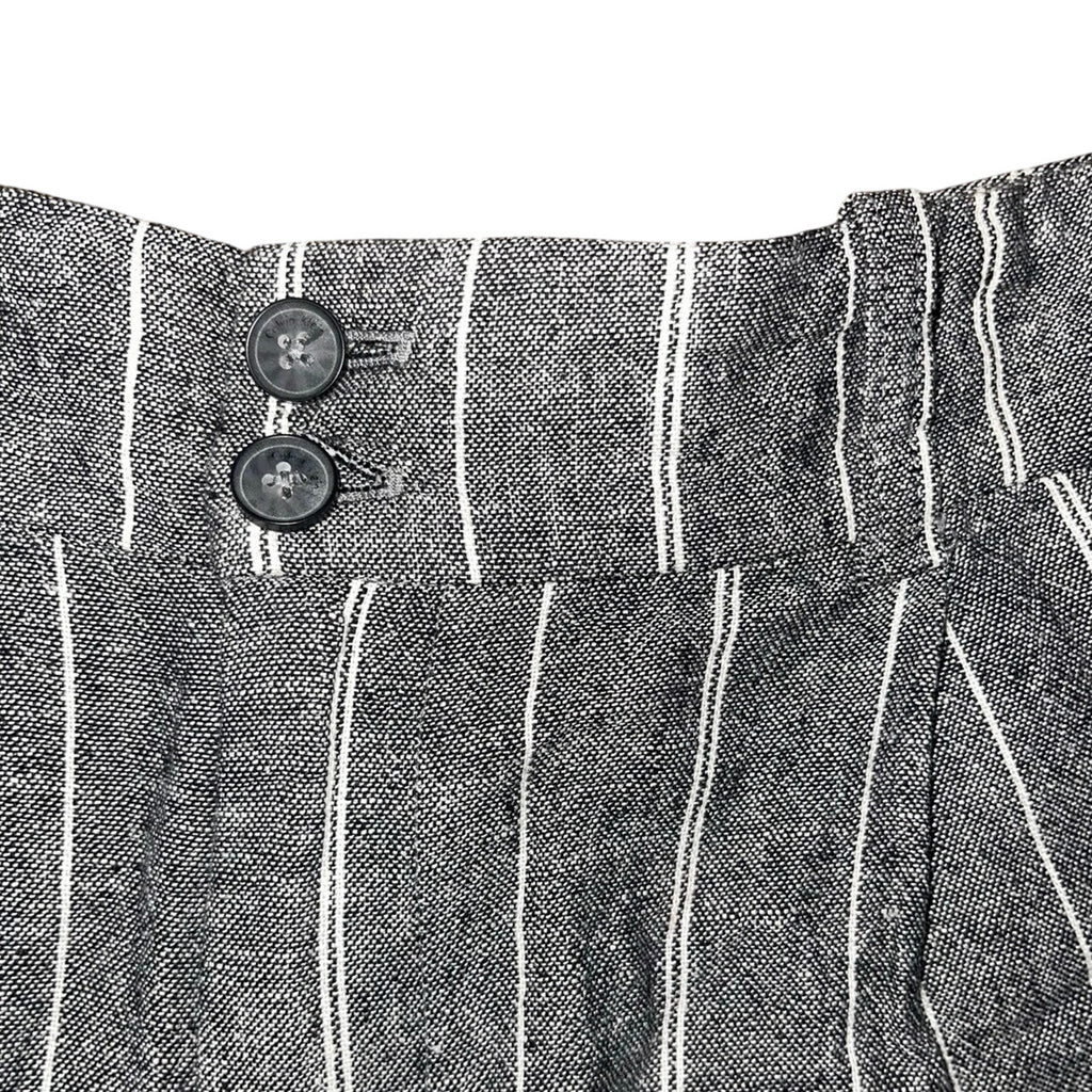 Calvin Klein Shorts Women Gray Pin Striped Size 6