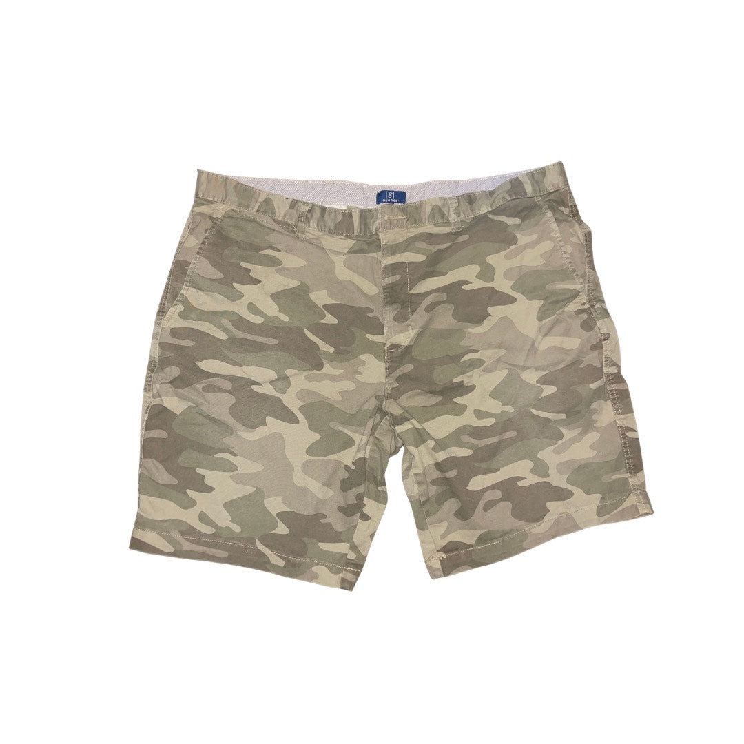 George Camouflage Men's Chino Shorts Size 44 Casual Comfort Outdoors