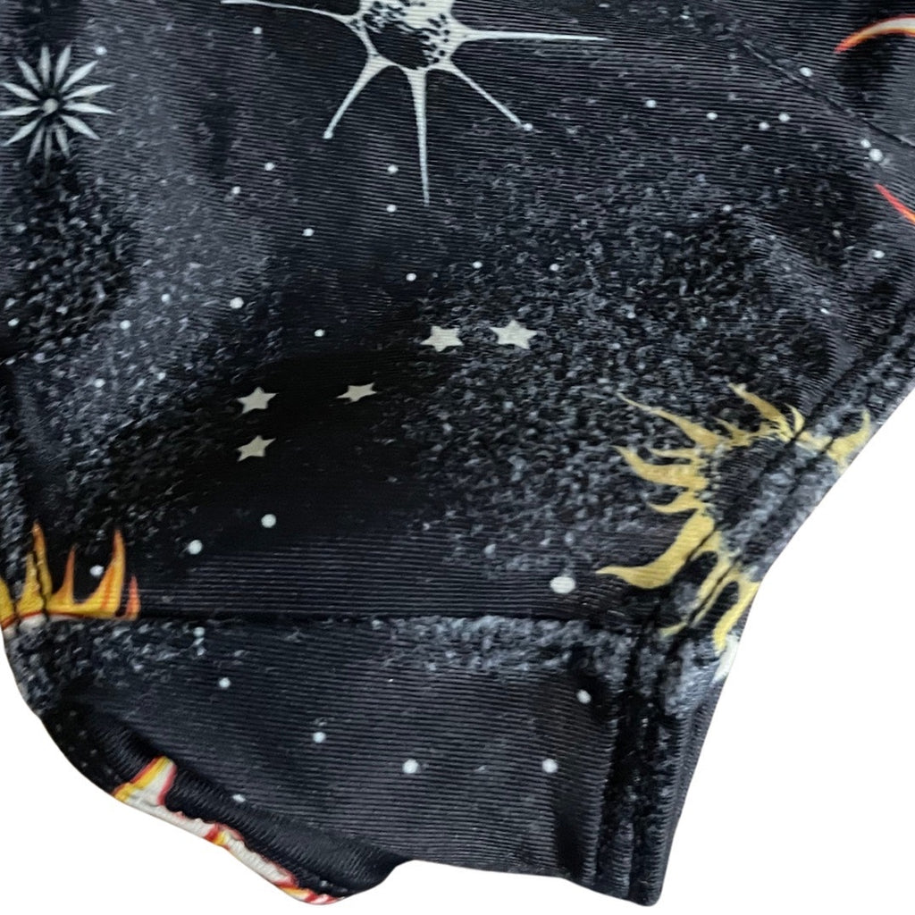 Bikini Two Piece Sun and Moon High Waisted Size Medium Swimsuit Swim Beach