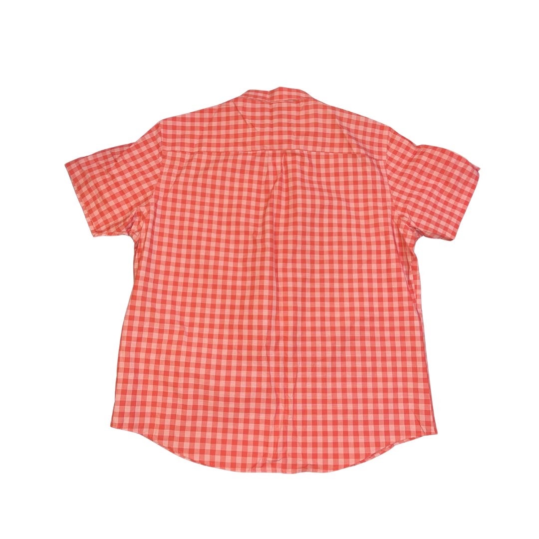 Van Heusen Mens Short Sleeve Button Shirt Size XXL Classic Fit Casual Preppy