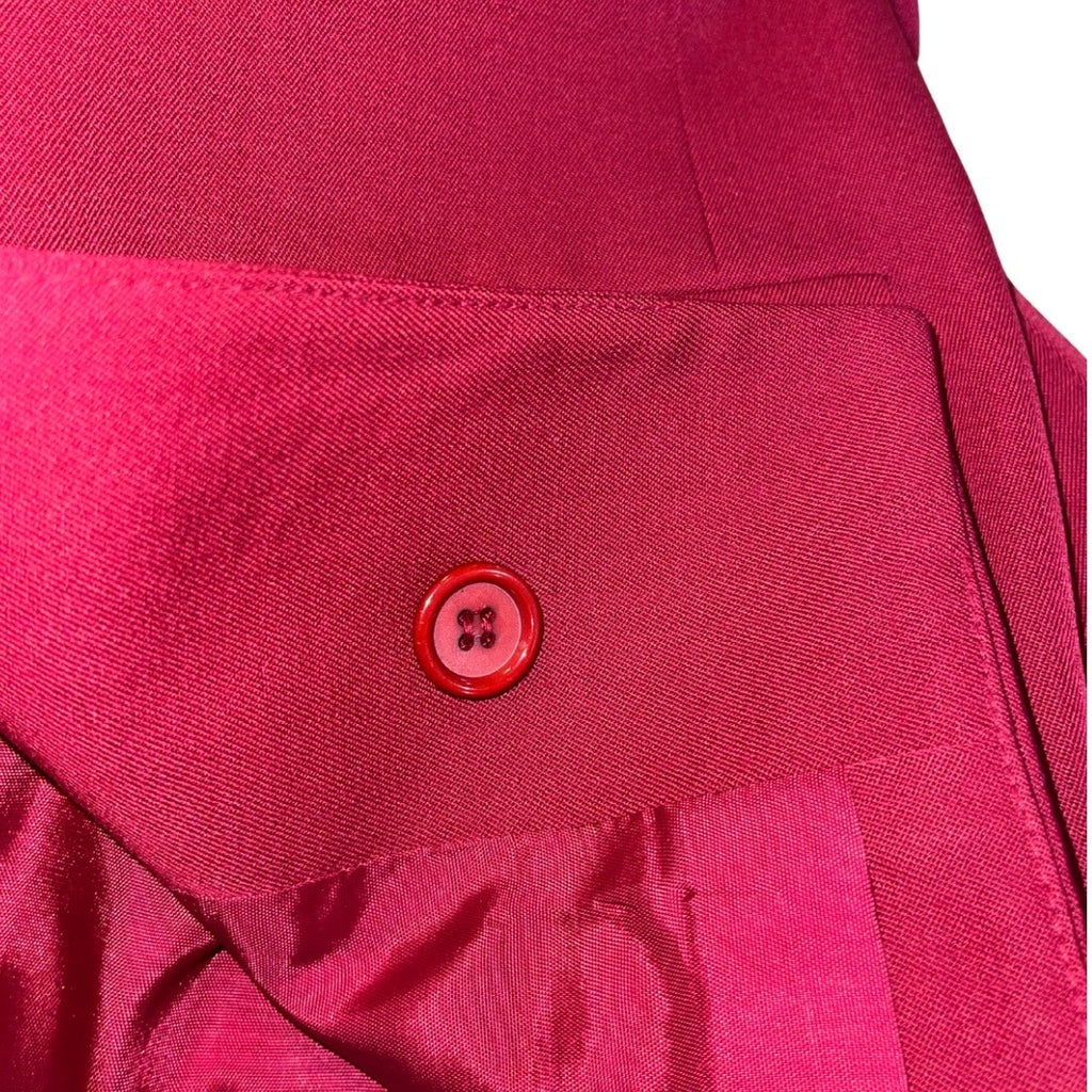 Jeremy By Collegian Sportswear Suit Skirt Blazer Size 2 100% Wool Career Office