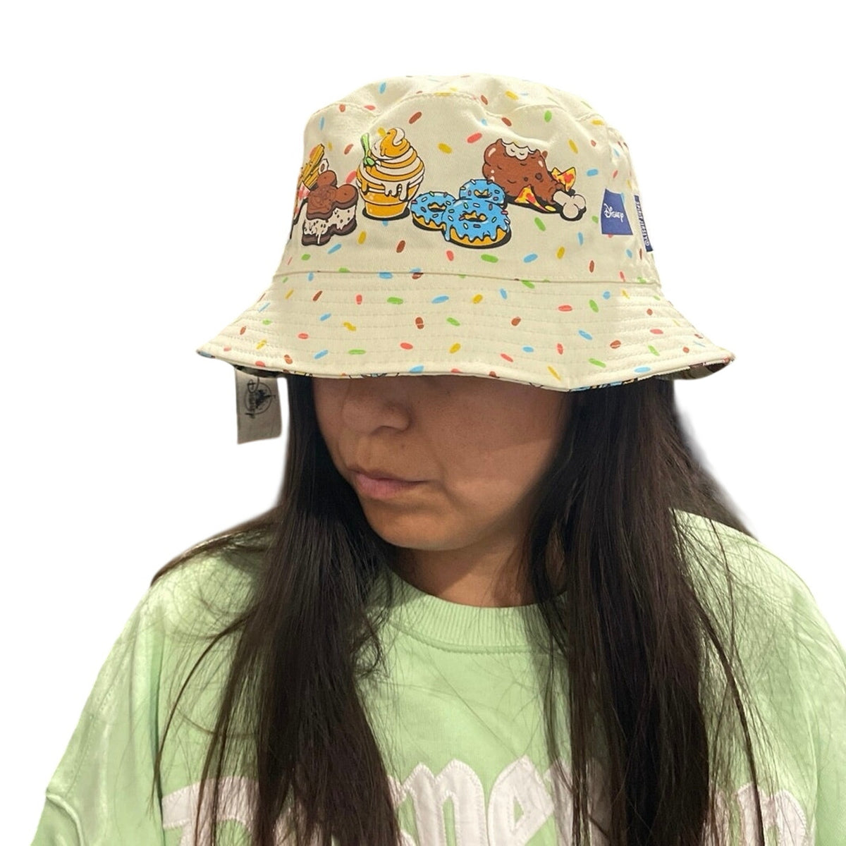 Disney Eats Reversible Bucket Hat By Spirit Jersey NWT Embroidered Mickey Mouse
