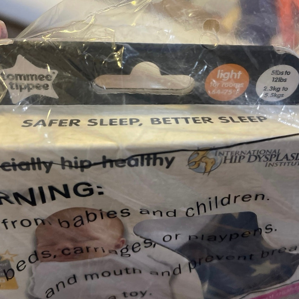 Tommee Tippee GroSnug 2-in-1 Swaddle and Newborn Grobag Sleeper Onesie NEW