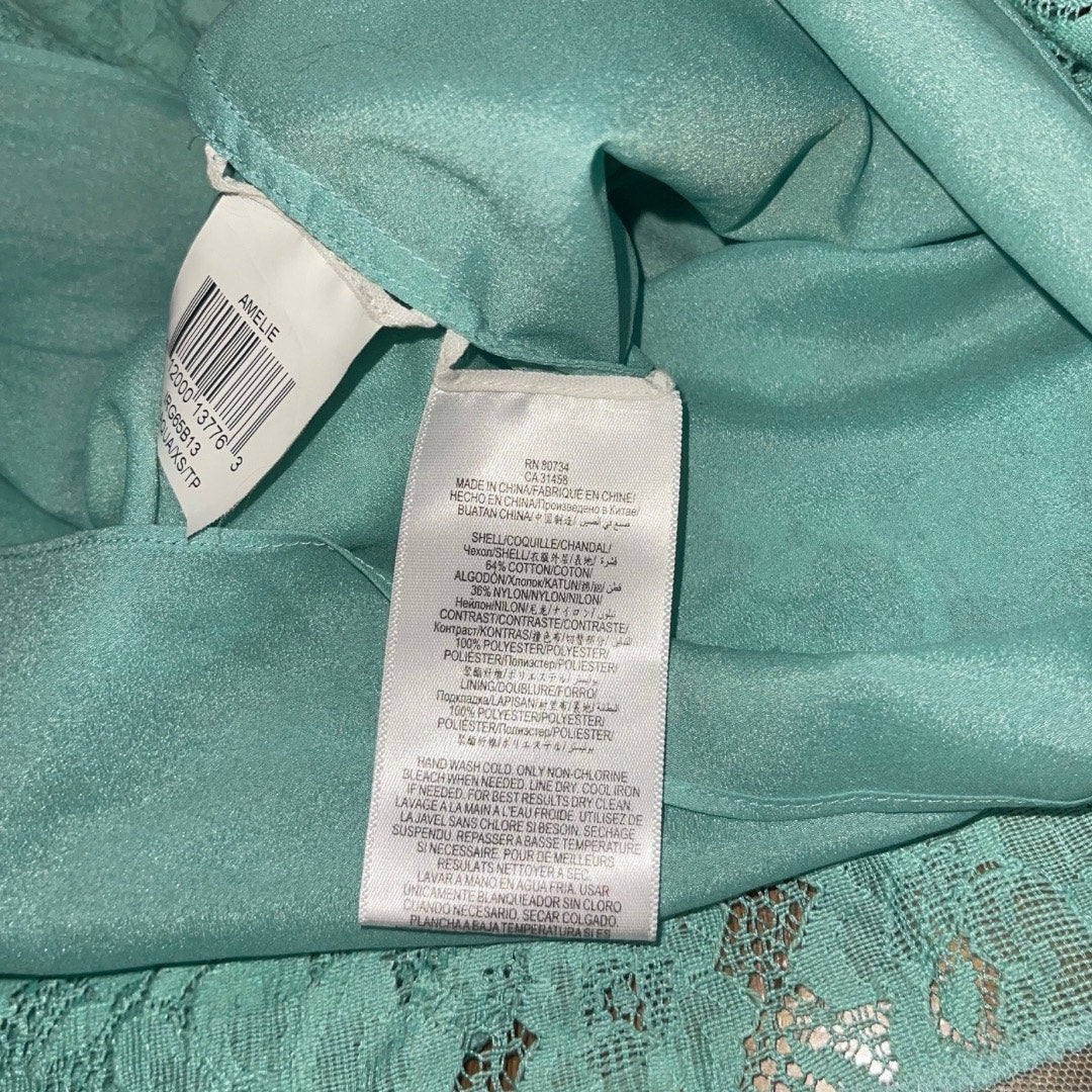 BCBGMAXAZRIA Lace Mini Dress Sleeveless Prom Wedding Size XS