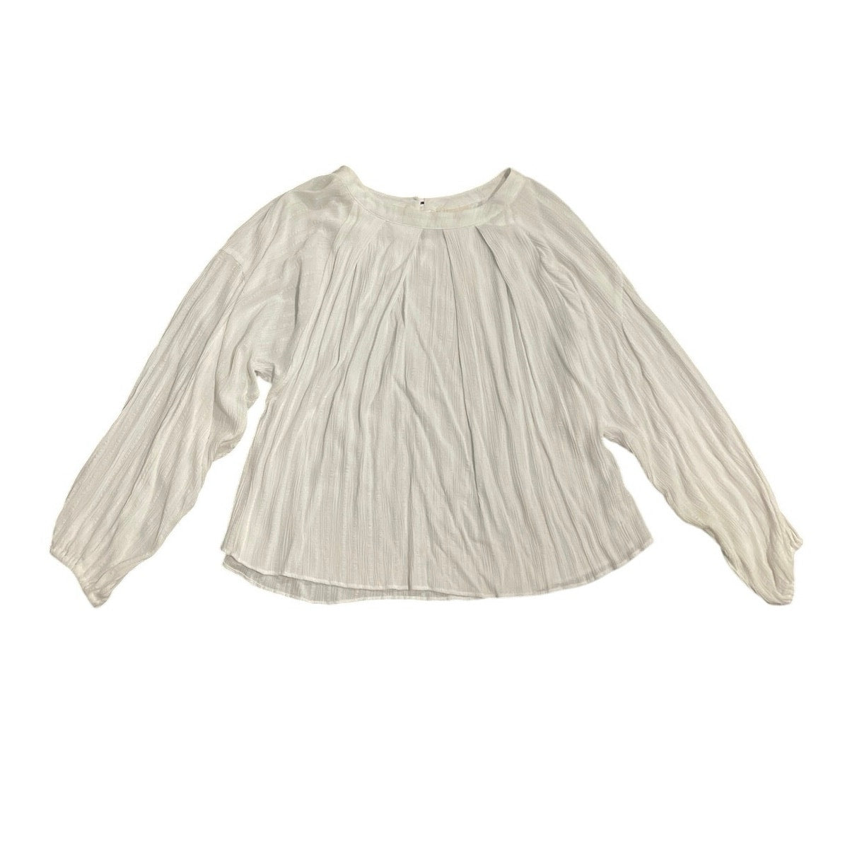 Universal Thread Flowy Peasant Pleated Blouse Small Boho Chic Artsy Cottage Core