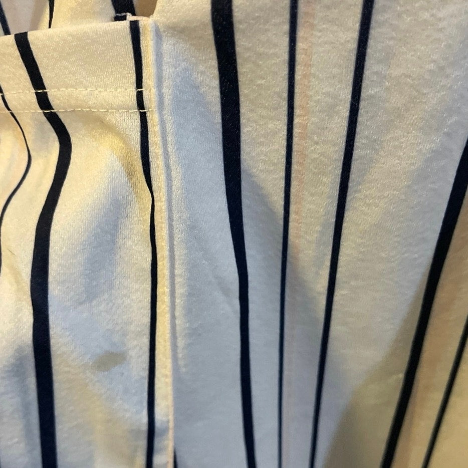 Shein Angashion Striped Spaghetti Strap Button Down Dress Boho Beach Resort