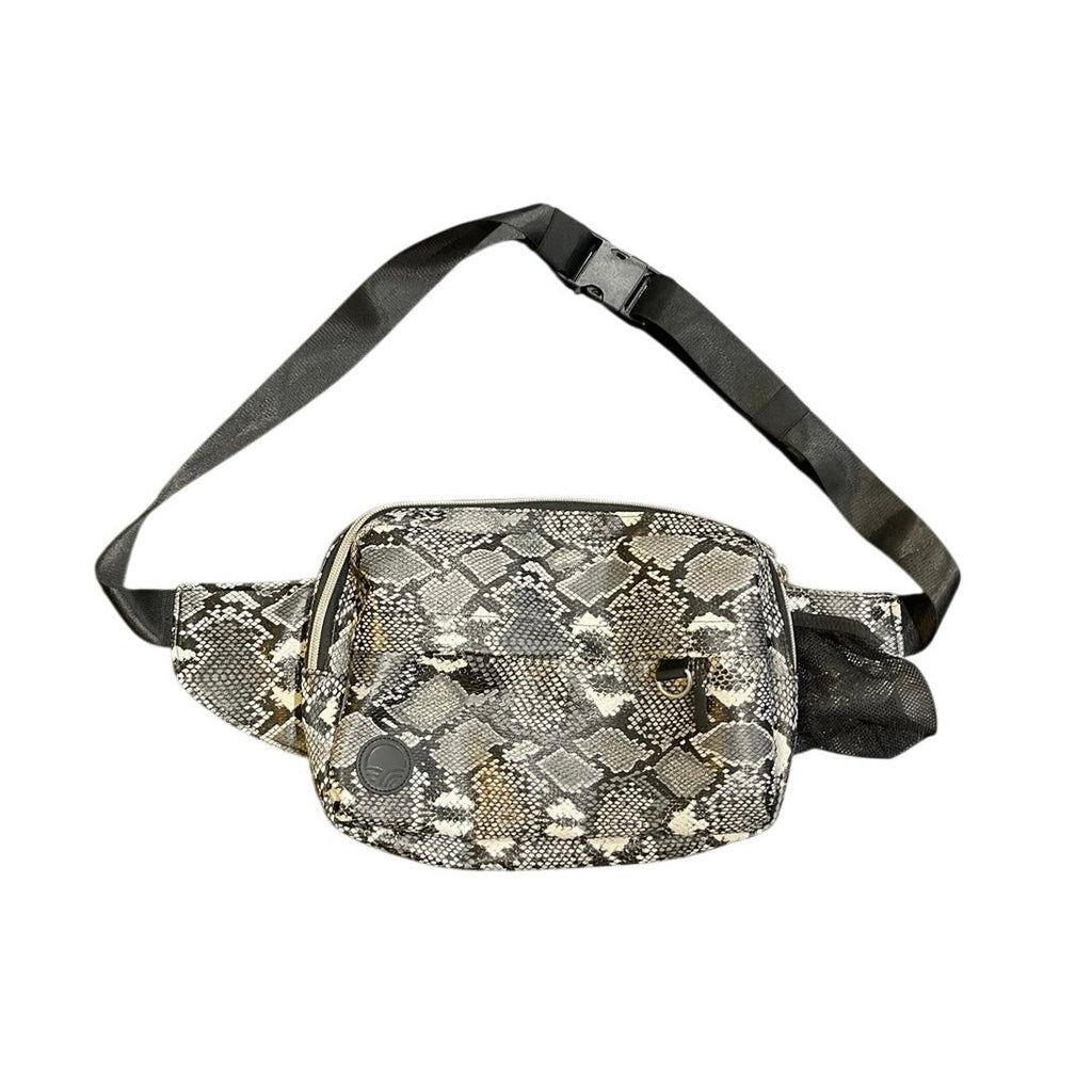 TushBaby Snakeskin Print The Pack Crossbody Fanny Pack Diaper Waist Bag