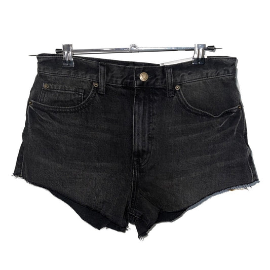 BDG Urban Outfitters Distressed Black Denim Cut-off shorts