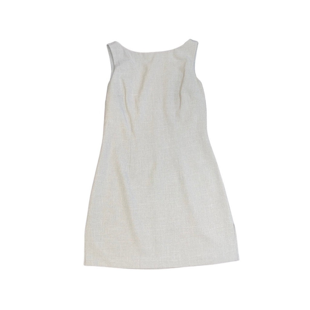 XOXO Juniors Sleeveless Gray Short Sheath Dress Y2K Career Office