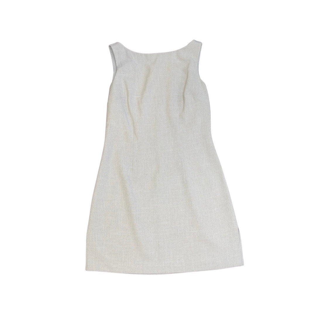 XOXO Juniors Sleeveless Gray Short Sheath Dress Y2K Career Office