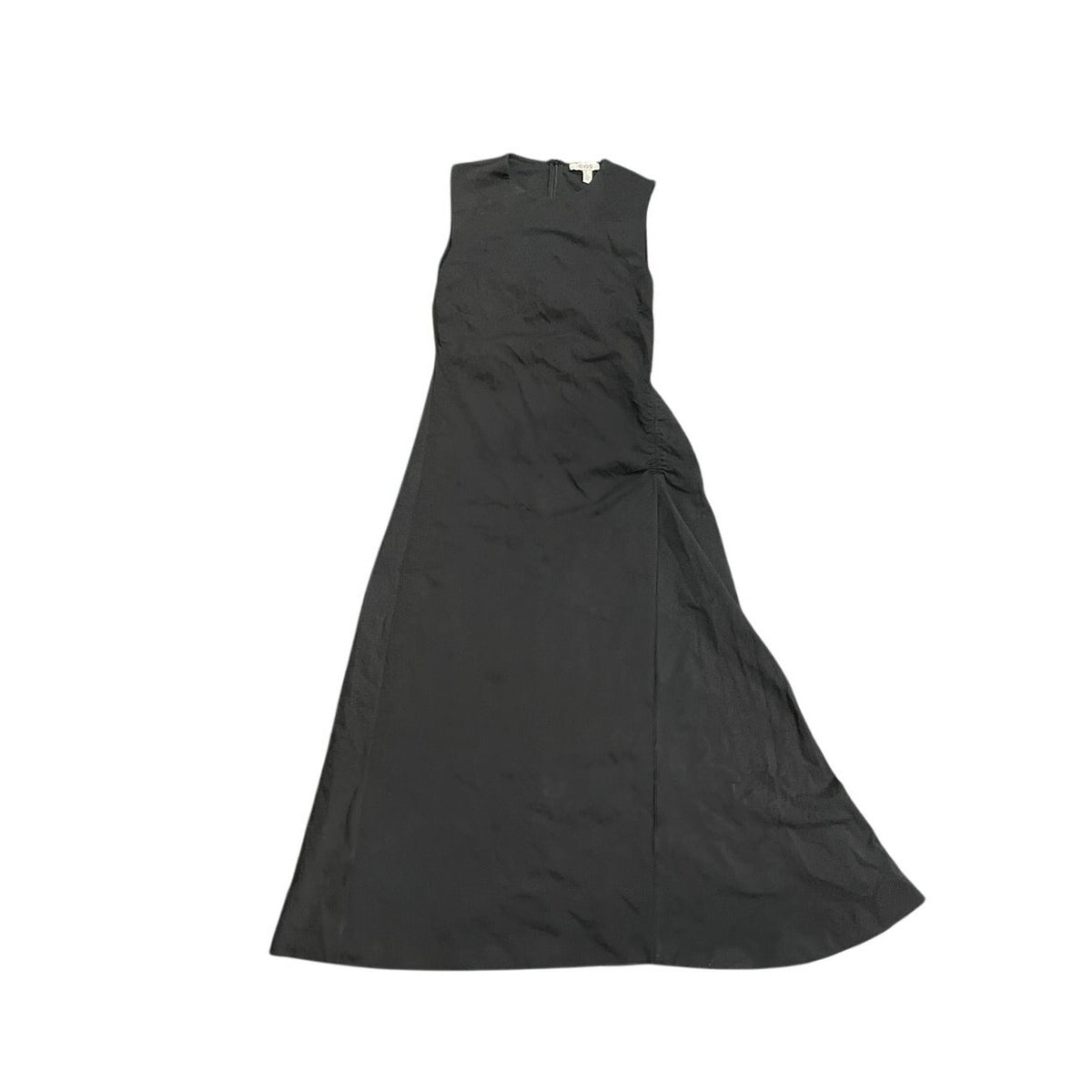 COS Sleeveless Black Midi Sheath Shift Dress SZ S Minimalist Casual Chic