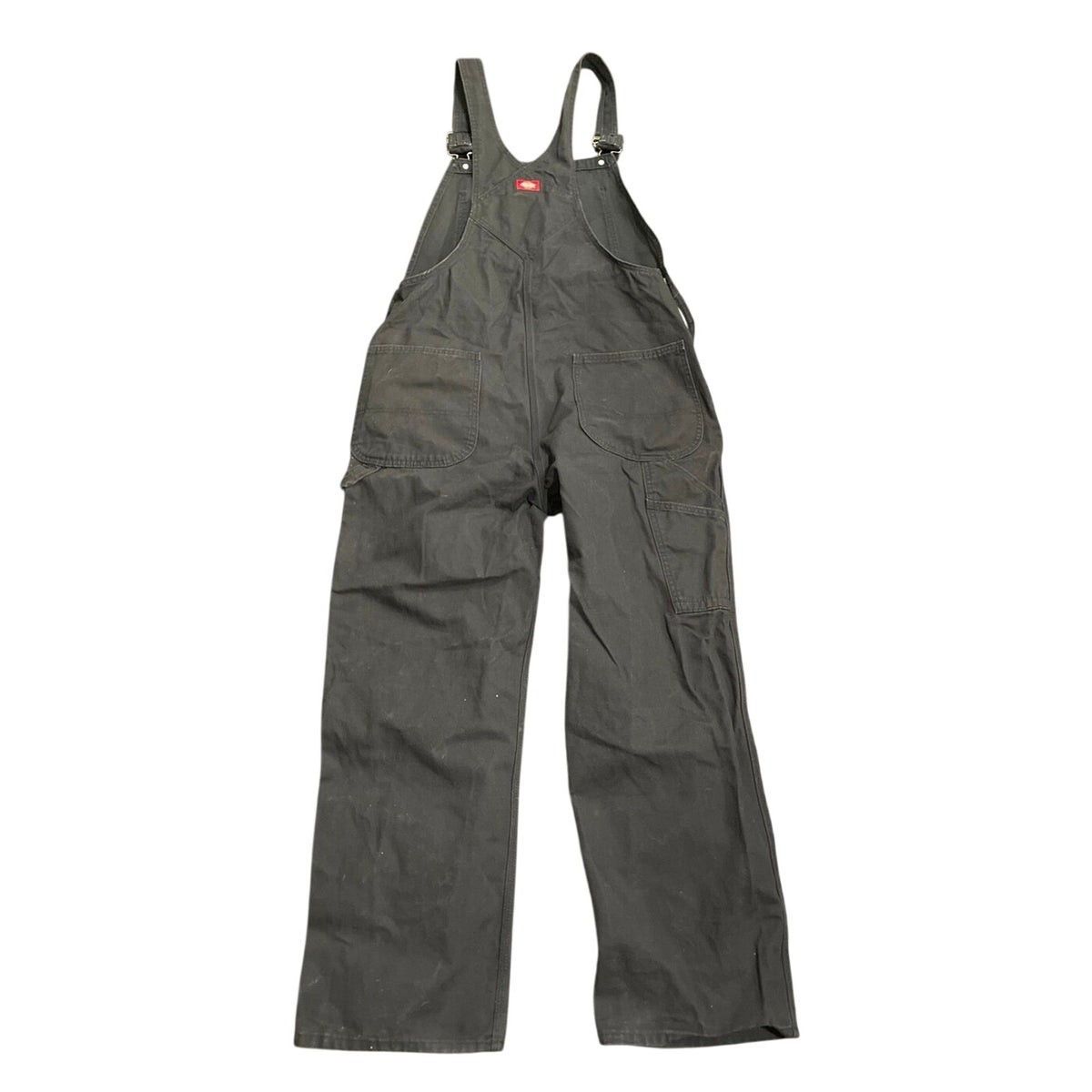 Dickies Men's Classic Bib Canvas Overalls SZ 34x30 Heavy Duty Workwear Utility