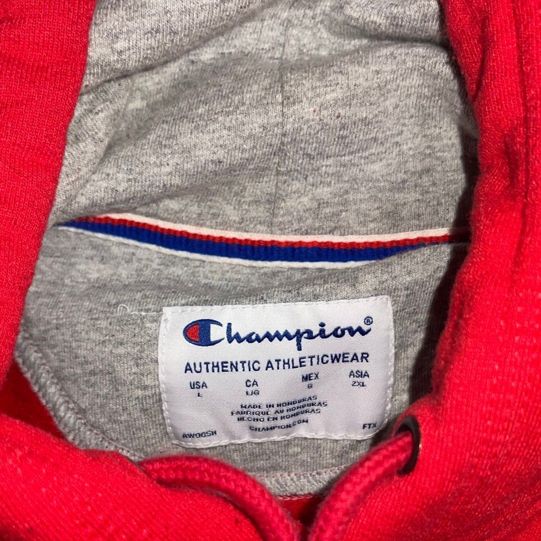 Champion Hoodie Mens Hooded Sweatshirt Size Large Athletic Sports Loungewear