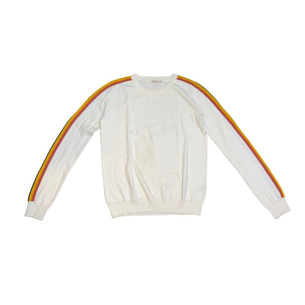 Faherty Womens Jogger Set Crewneck Sweater Joggers Stripes Loungewear Size XS