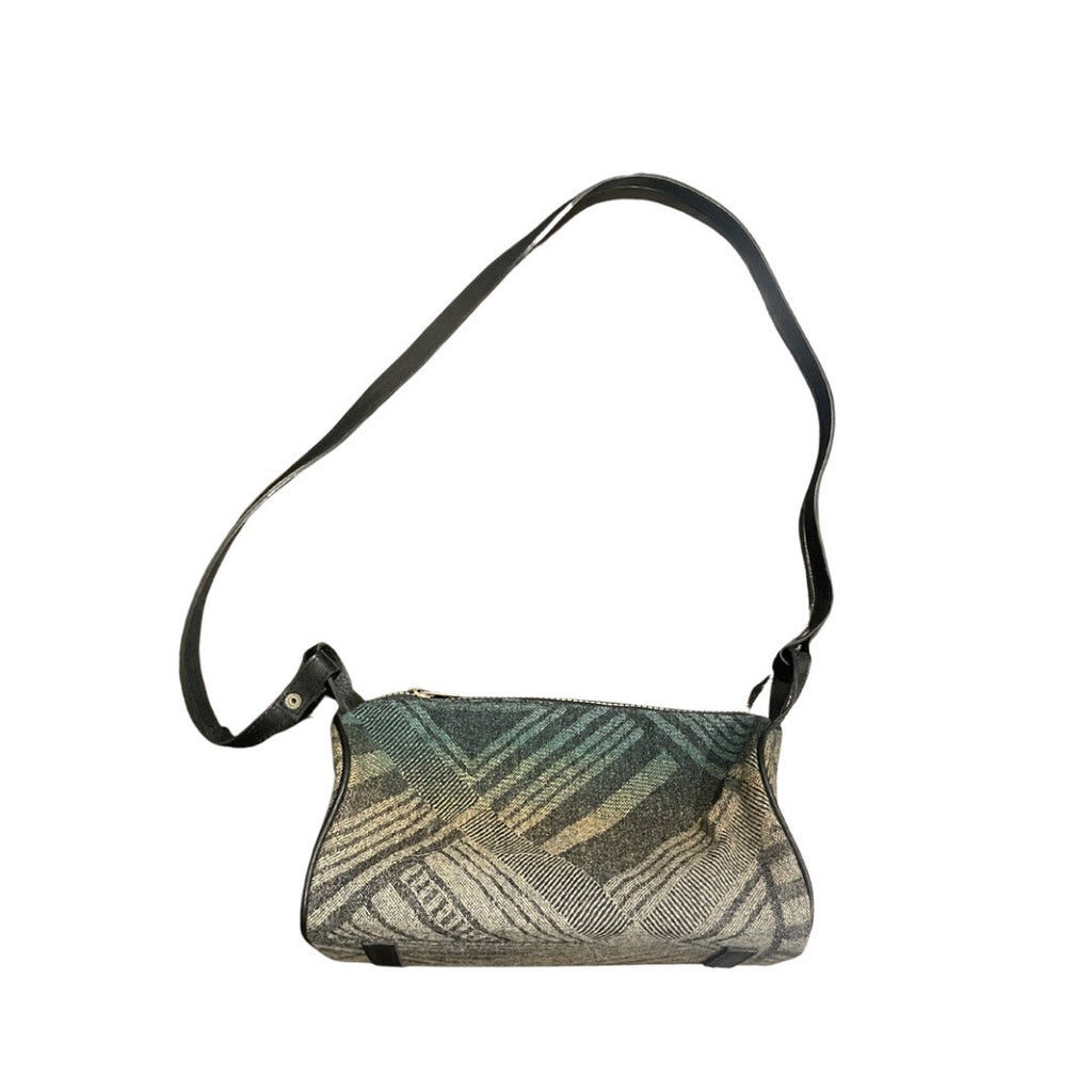 Pendleton 100% Wool Southwestern Inspired Barrel Crossbody Purse Handbag