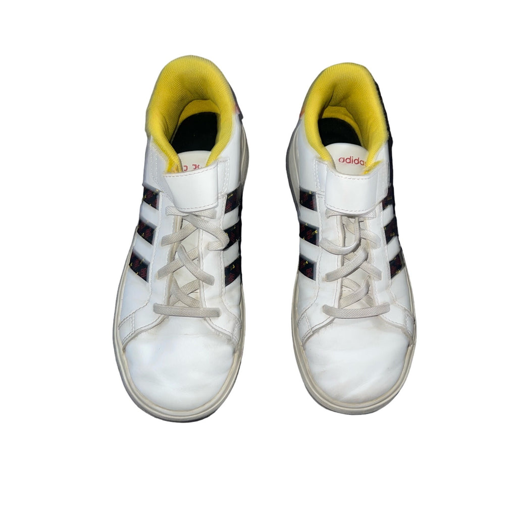 Adidas Disney Collaboration Mickey Mouse Grand Court Youth Sneaker Shoes Size 5