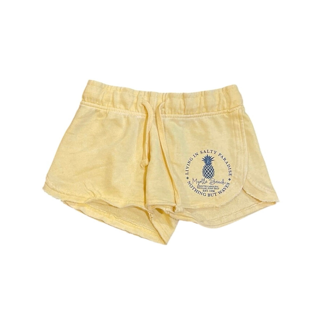 Tsunami Surf Shop Myrtle Beach Sweat Shorts SZ S Beachwear Coastal Loungewear