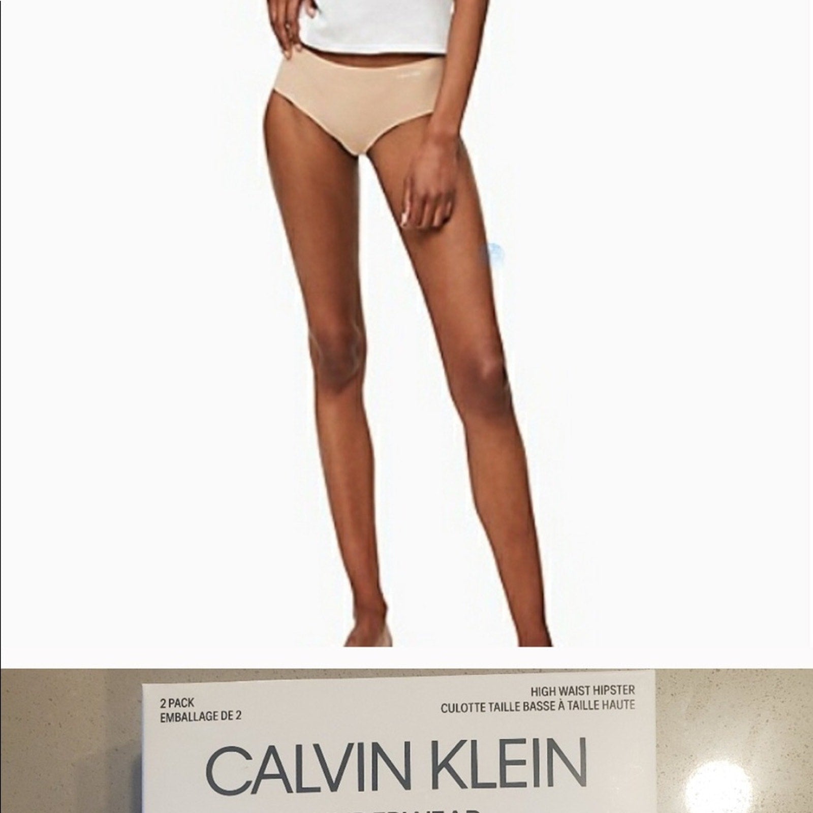 Calvin Klein underwear High Waist Hipsters One Size 2 pack rose pink  NWT